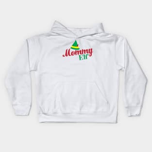 Mommy Elf Kids Hoodie